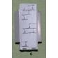 Sarok panel / fal elem 3 x 3 x 6 - mintás/matricás