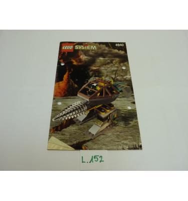 Lego System 4940 - CSAK ÖSSZERAKÁSI ÚTMUTATÓ