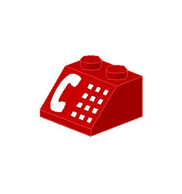 Lejtő 2 x 2 (45°) - mintás/matricás