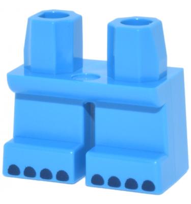 Minifigura rövid lábak - mintás/matricás