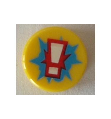 1 x 1 kerek csempe elem - mintás/matricás