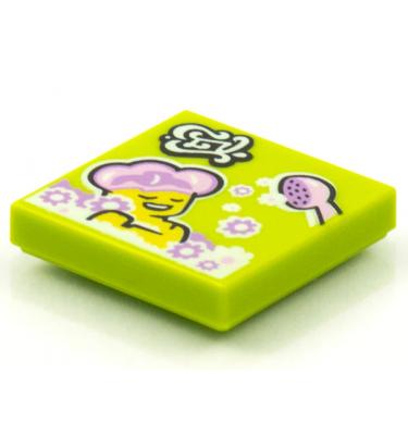 Csempe 2 x 2 - mintás/matricás