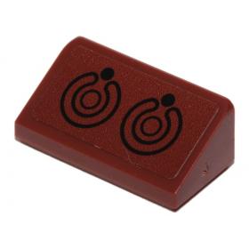 Lejtő 30° 1 x 2 x 2/3 - mintás/matricás™