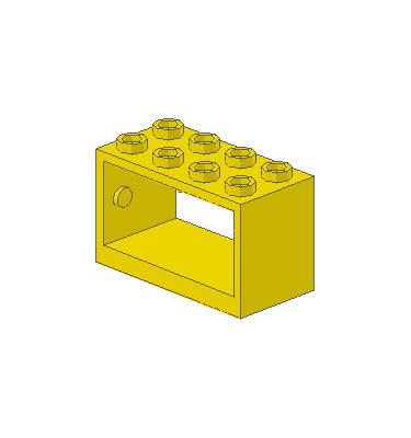 Orsó / csörlő tartó 2 x 4 x 2