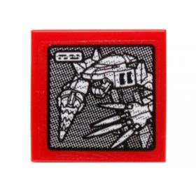 Csempe 2 x 2 - mintás/matricás™