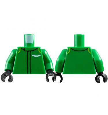 Figura felsőtest kezekkel - mintás/matricás