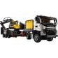 Volvo FMX teherautó és EC230 elektromos markoló