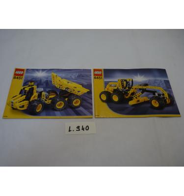 Lego Technic 8451 - CSAK ÖSSZERAKÁSI ÚTMUTATÓ!