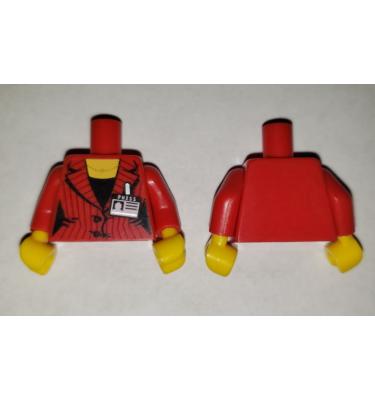 Figura felsőtest kezekkel - mintás/matricás