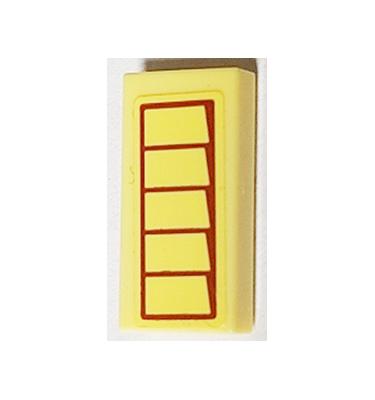 Csempe 1 x 2 - mintás/matricás