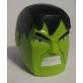 Nagy minifigura fej, Hulk - mintás/matricás