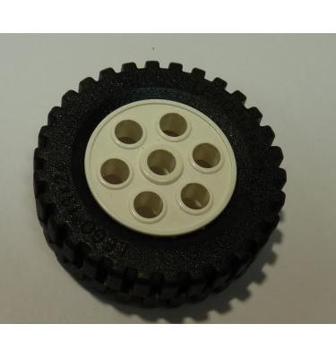 Kerék, 30mm D. x 13mm felni gumival