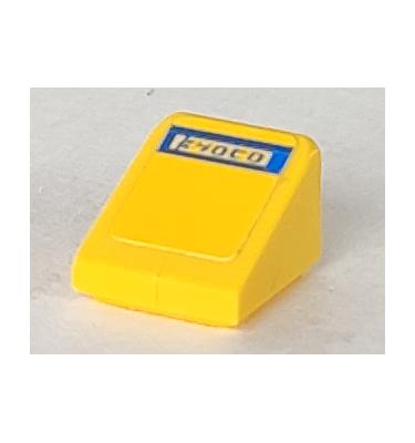 Lejtő 30° 1 x 1 x 2/3 - mintás/matricás