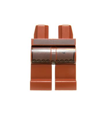 Minifigura csípő és lábak - mintás/matricás