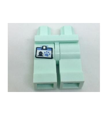 Minifigura láb - mintás/matricás