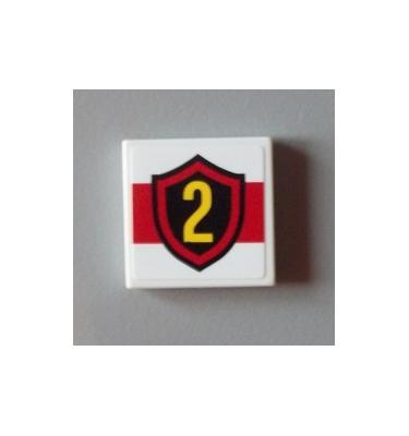 Csempe 2 x 2 - mintás/matricás
