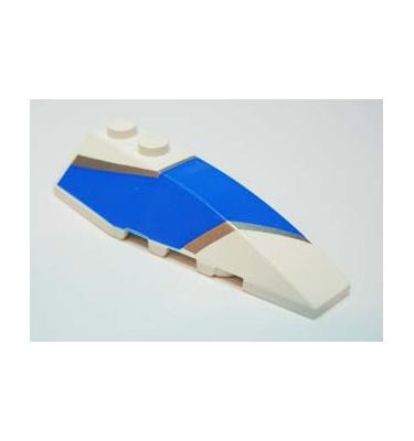 Ék elem 6 x 2 (jobb) - mintás/matricás