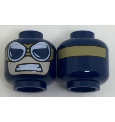 Minifigura fej (kétoldalas)