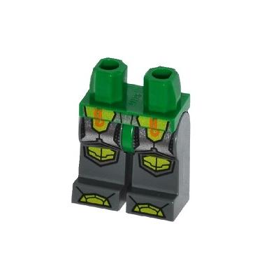 Minifigura csípő és lábak - mintás/matricás