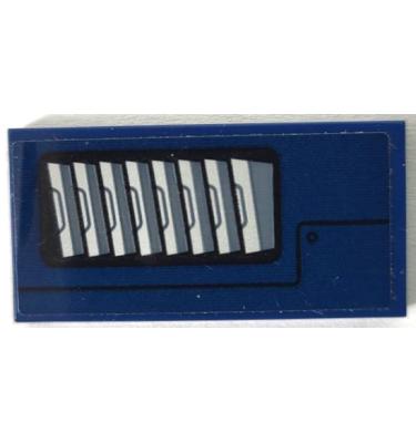 Csempe 2 x 4 - mintás/matricás