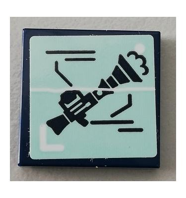 Csempe 2 x 2 - mintás/matricás