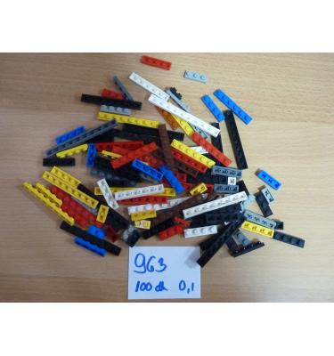 Lego válogatott 1 soros, vegyes, lapos elemek