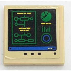 Csempe 2 x 2 - mintás/matricás™