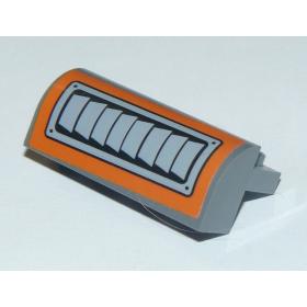 Lejtő, íves 2 x 4 x 1 1/3 - mintás/matricás™