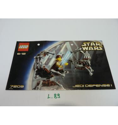 Lego Star Wars 7203 - CSAK ÖSSZERAKÁSI ÚTMUTATÓ
