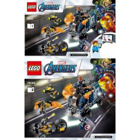 Lego Super Heroes Avengers 76143 - CSAK ÖSSZERAKÁSI ÚTMUTATÓ!™