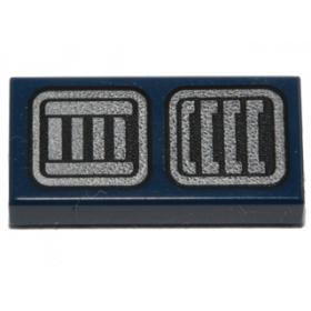 Csempe 1 x 2 - mintás/matricás™