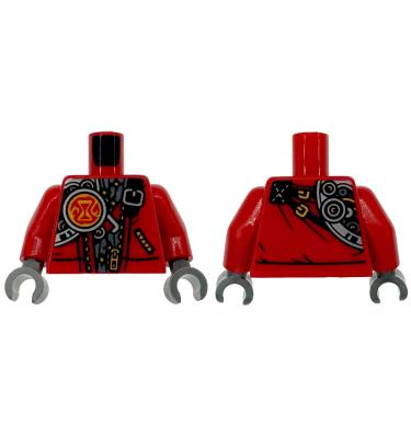 Figura felsőtest kezekkel - mintás/matricás