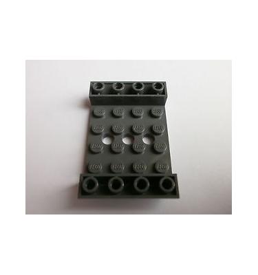 Lejtő, fordított 45° 6 x 4 dupla, 3 lyukkal