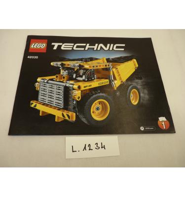 Lego Technic 42035 - CSAK ÖSSZERAKÁSI ÚTMUTATÓ!