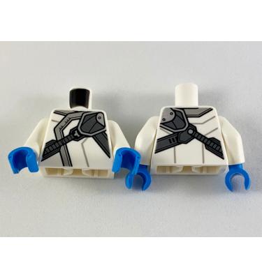 Figura felsőtest kezekkel - mintás/matricás