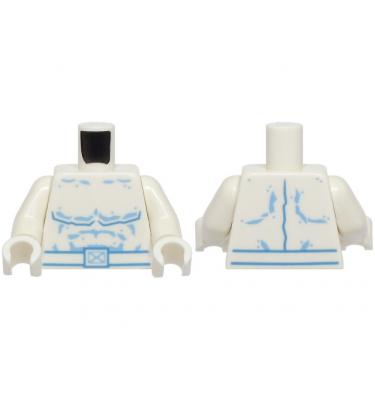 Figura felsőtest kezekkel - mintás/matricás
