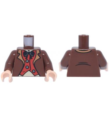 Figura felsőtest kezekkel - mintás/matricás