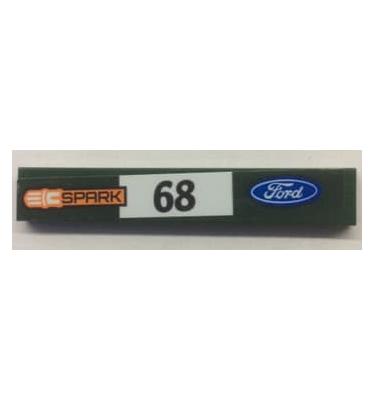 Csempe 1 x 6 - mintás/matricás