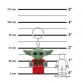 LEGO® Star Wars™ - Karácsonyi Grogu™ kulcstartó LED világítással