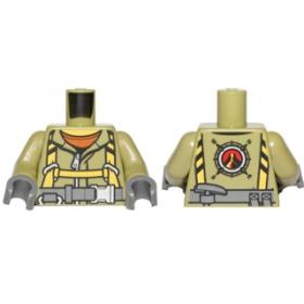 Figura felsőtest kezekkel - mintás/matricás™