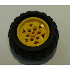 Kerék 43.2mm D. x 26mm, fekete 81.6 x 38 R gumiabronccsal (Technic Racing)™