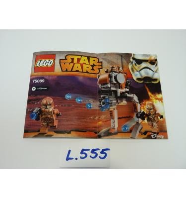 Lego Star Wars 75089 - CSAK ÖSSZERAKÁSI ÚTMUTATÓ!