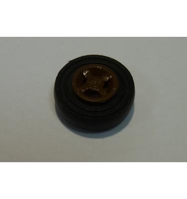 Kerék, 8mm D. x 6mm felni gumival