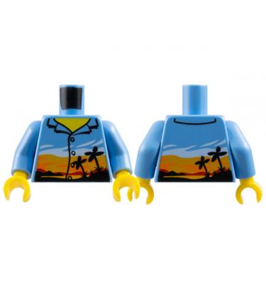 Figura felsőtest kezekkel - mintás/matricás