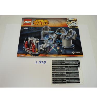 Lego Star Wars 75093 - CSAK ÖSSZERAKÁSI ÚTMUTATÓ!