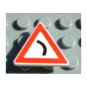 Jelzőtábla 2 x 2 Háromszög - mintás/matricás™