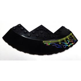 Kerekített sarok kocka 10 x 10, 33° lejtéssel - mintás/matricás™