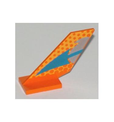 Jármű farok elem 2 x 4 x 6 - mintás/matricás