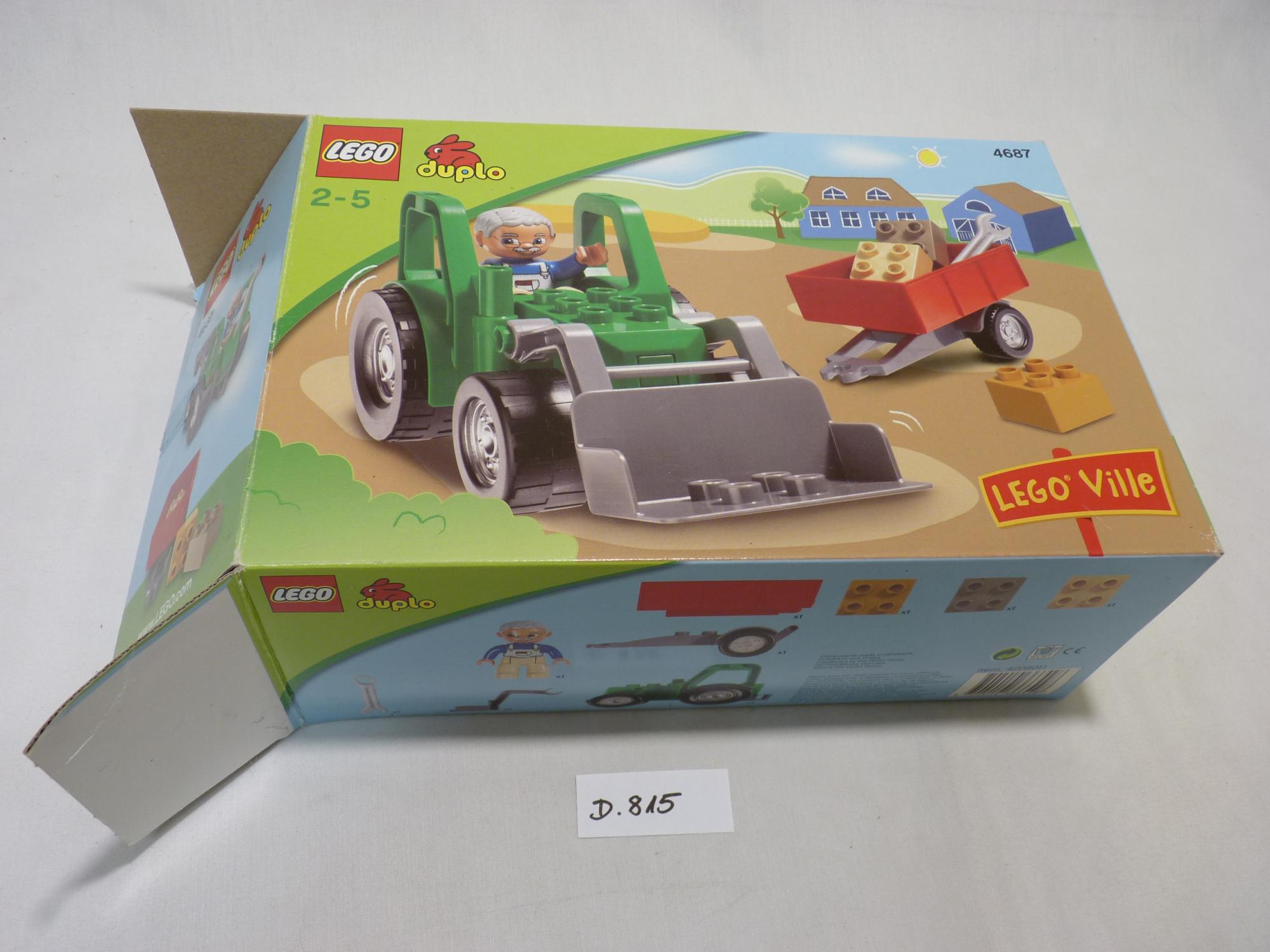 Lego Duplo 4687 CSAK RES DOBOZ Kockafalu