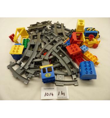 LEGO Ömlesztett, DUPLO, használt vonat elemek 1 kg